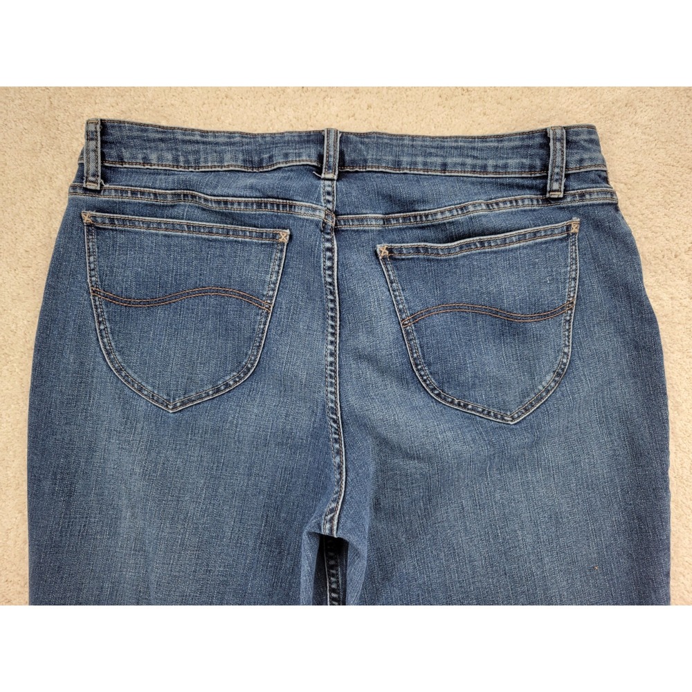Lee Riders Bootcut Denim Jeans whiskered 36 Waist - Picture 8 of 8